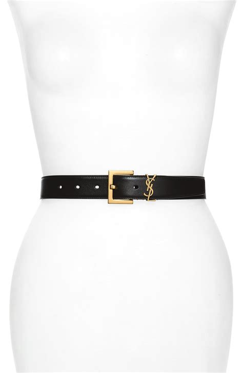 ysl black belt|YSL belt women's outfit.